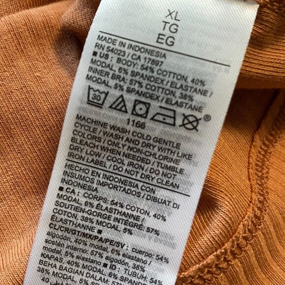 Old Navy Peach Halter Camisole Cropped Tank Size XL - Picture 7 of 7